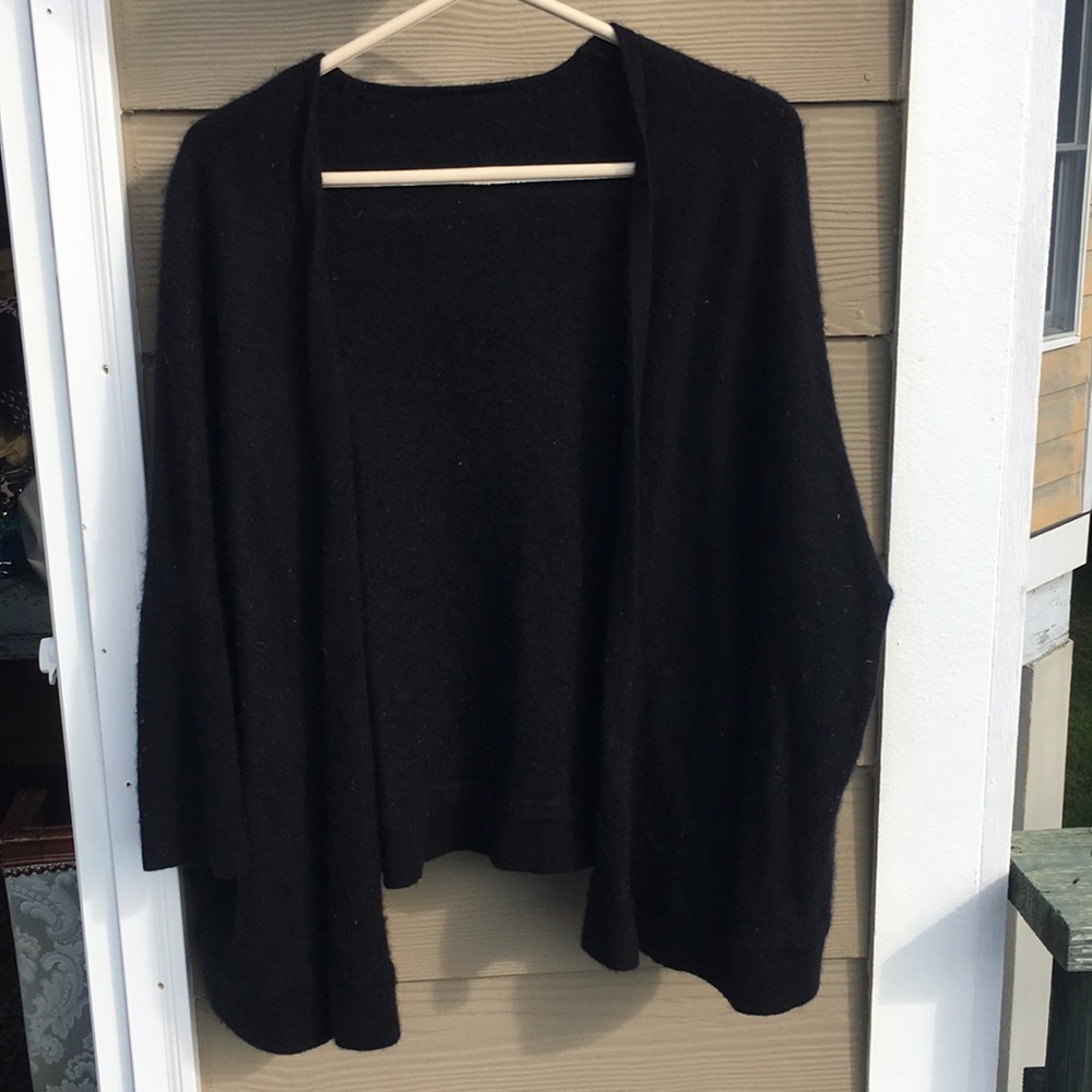 Bat wing cashmere sweater